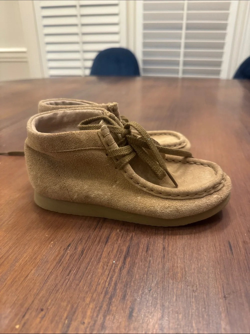 FootMates Kids Tan Suede Moccasin